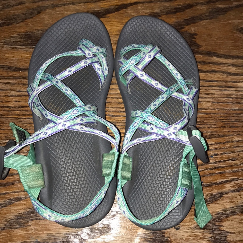 W8 Turquoise & Grey Chacos